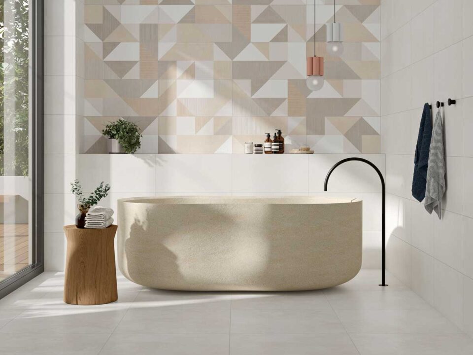 Porcelánico Balance White 100×100 cm MT Rect