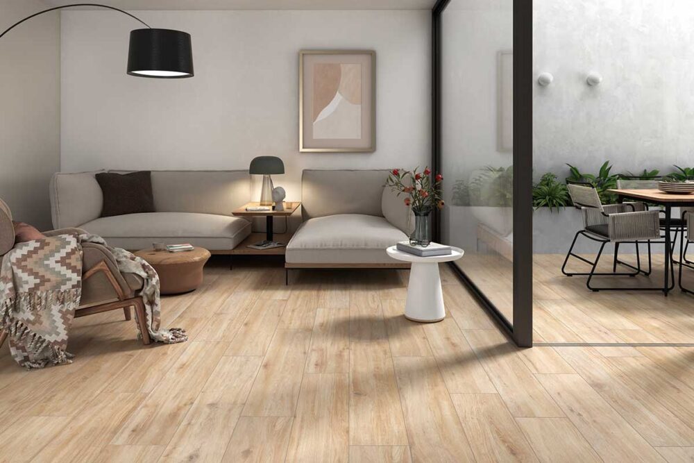 Porcelánico Meriadoc Haya 23×120 cm MT Rect