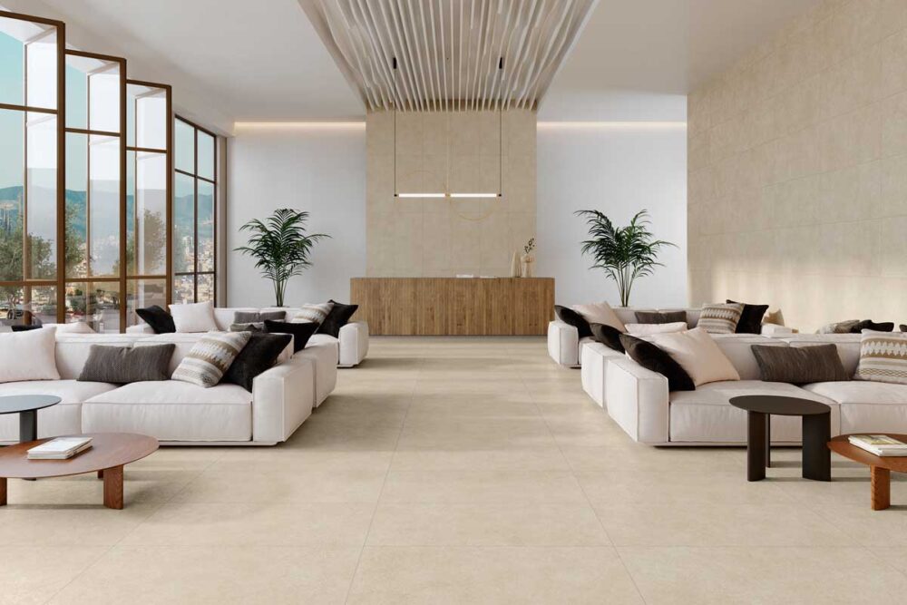 Porcelánico Lomma Beige 60×60 cm MT Rect Antid