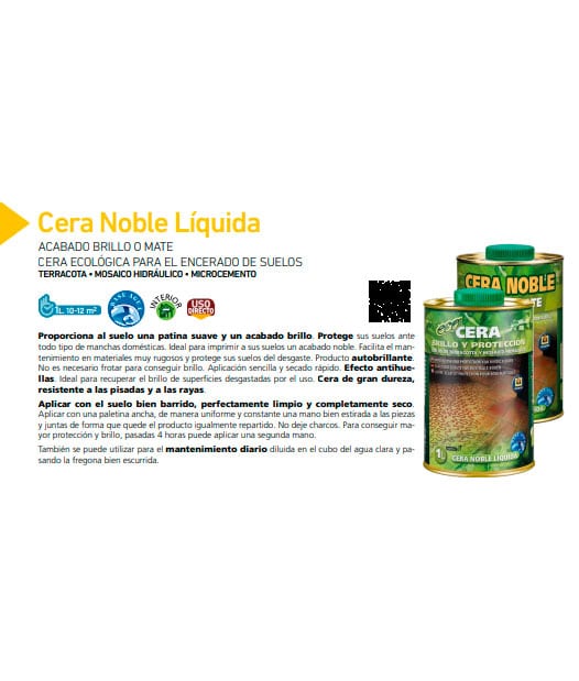 Cera Noble Líquida para Mate