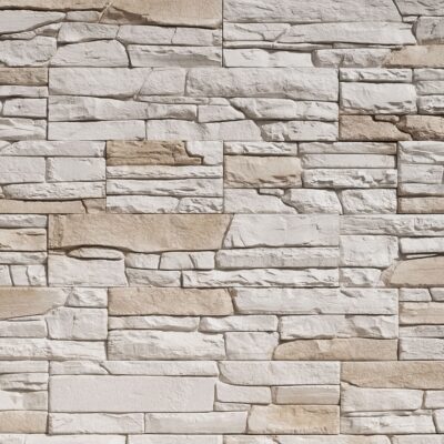 Superficie con textura de piedra natural en tonos beige y crema, con acabado mate y relieve irregular que imita capas de roca sedimentaria.