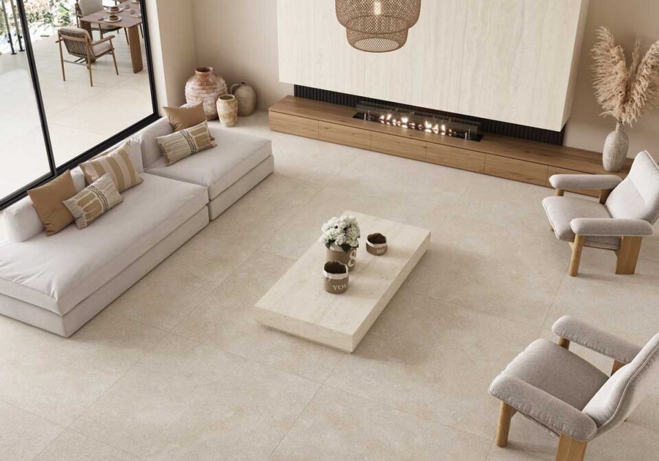 Porcelánico Glover Ivory 100×100 MT Rect