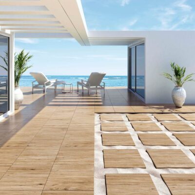 Porcelánico Plus Balau Natural 60×60 cm MT 20 mm Rect Antid C3