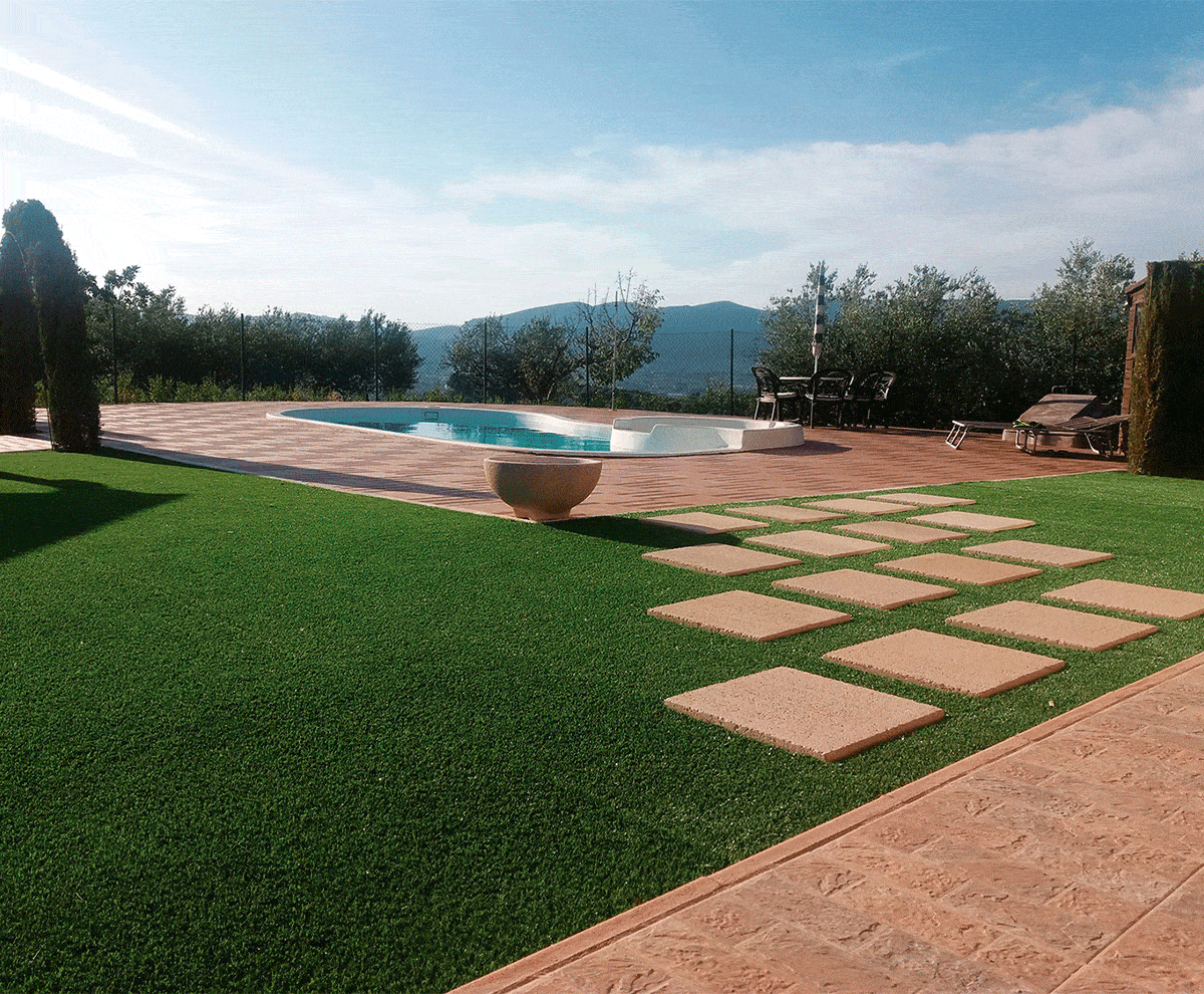 Suelo para caminos de jardín